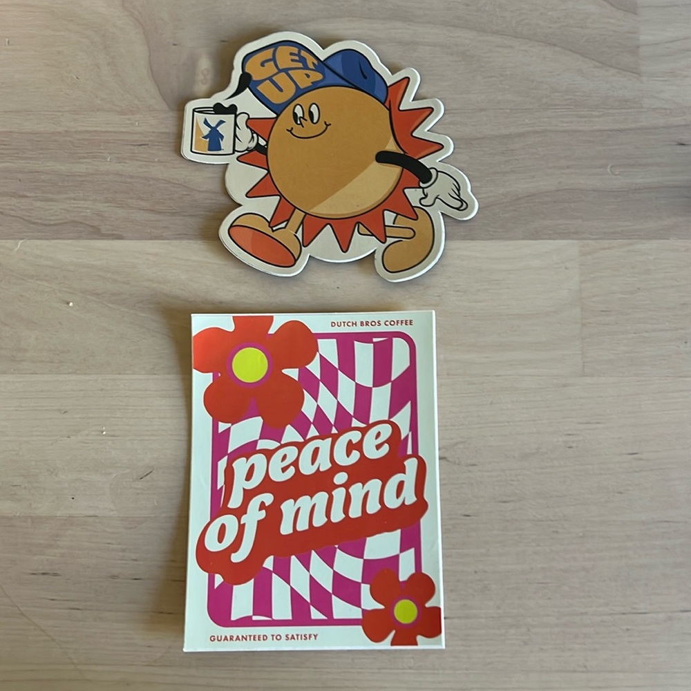 Dutch Bros stickers